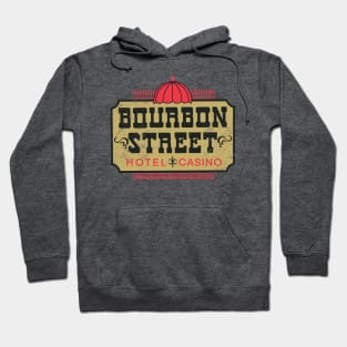 Retro Vintage Bourbon Street Hotel and Casino Las Vegas Hoodie